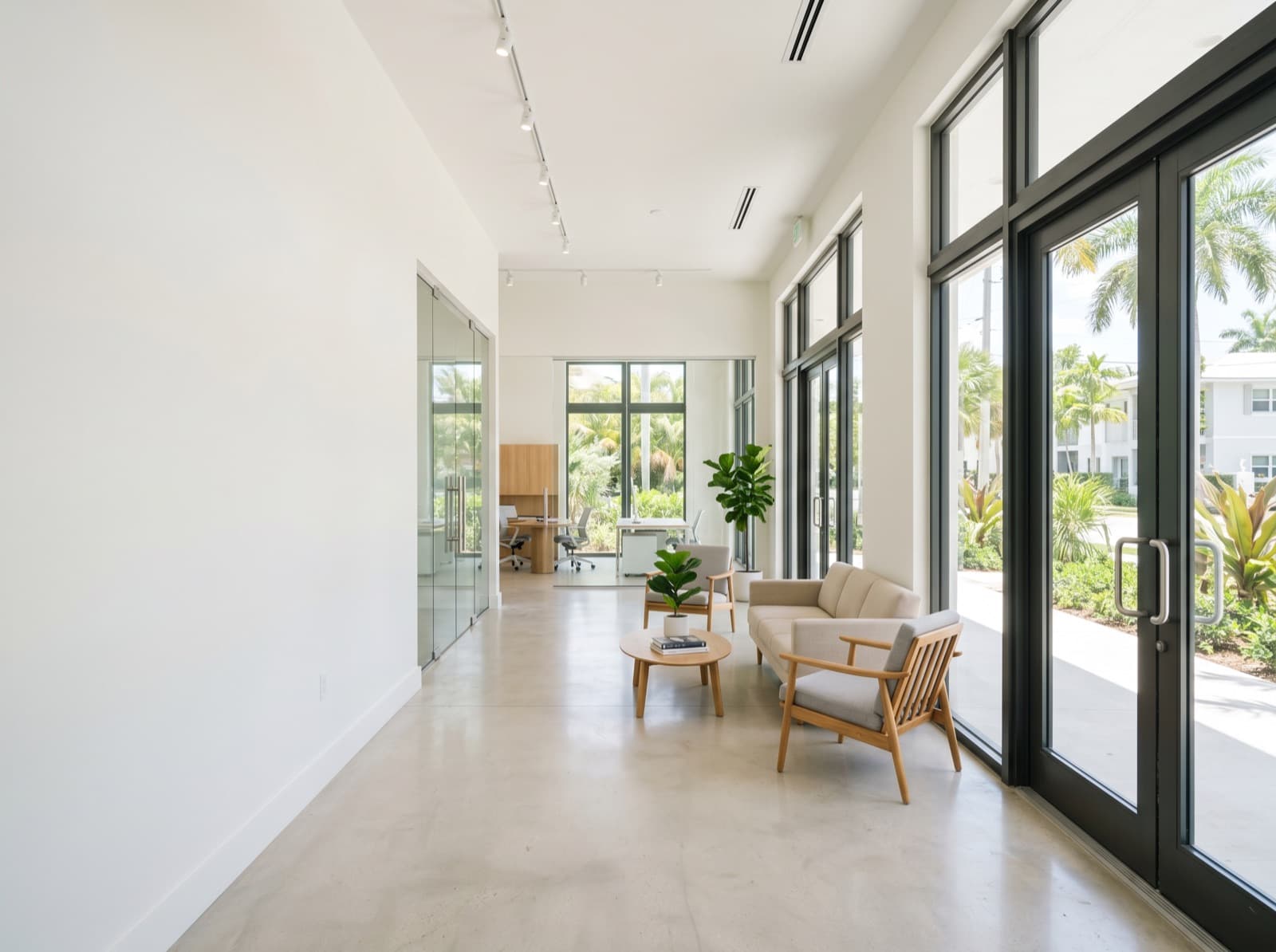 Interior commercial buildout